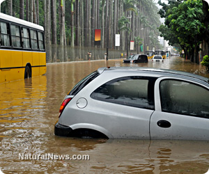 Car-Flood-Sinking-Rain-Storm